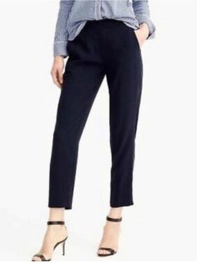 J. Crew Linen Blend Cropped Essential Work Pant 14